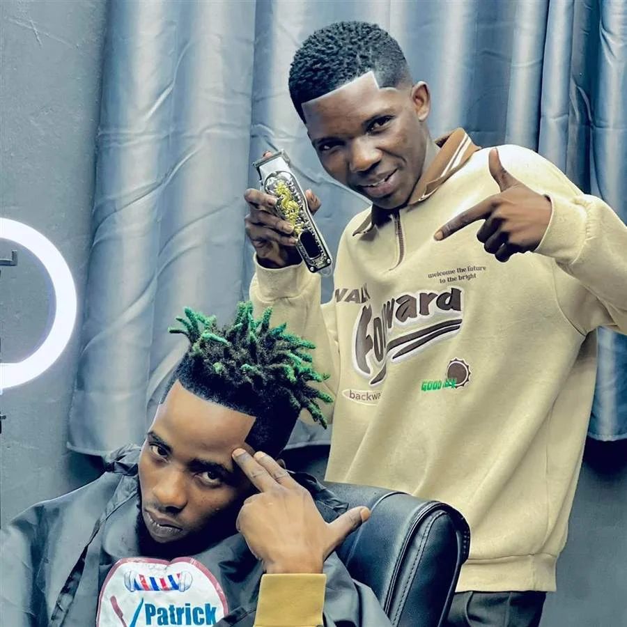Zambian recording artist styling session